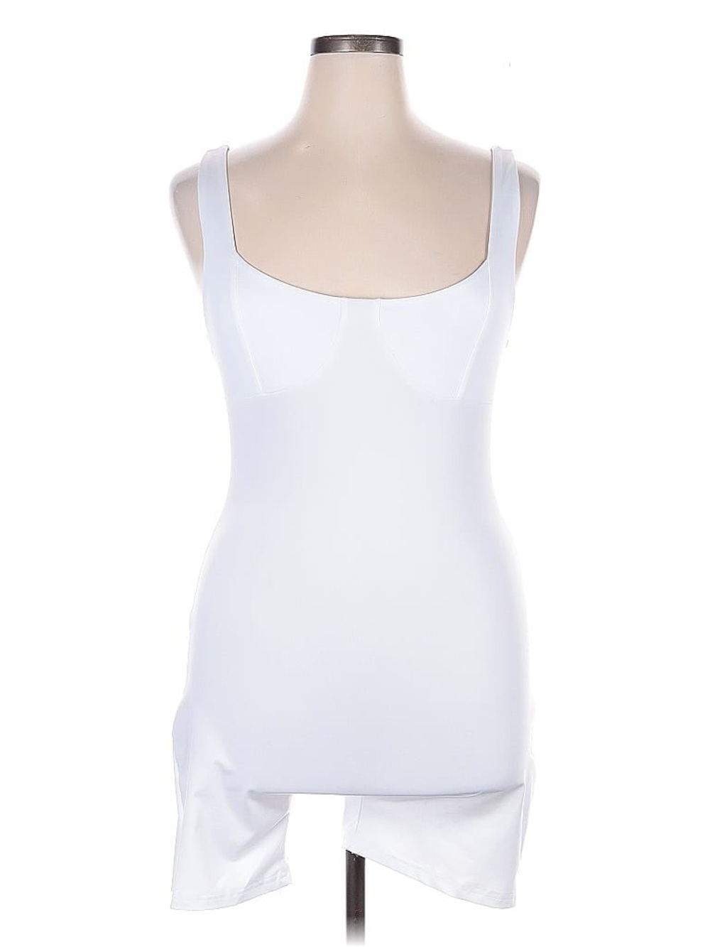 White Shapewear Slip Tank Bodysuit